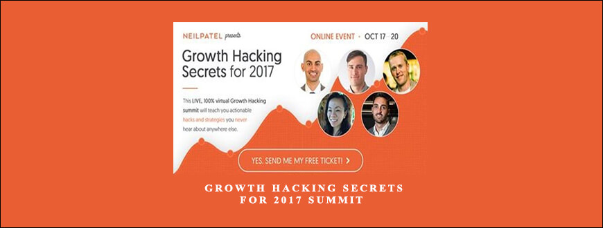 Neil Patel – Growth Hacking Secrets for 2017 Summit taking at Whatstudy.com