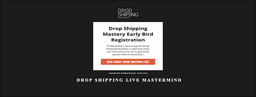 Till Boadella – Drop Shipping Live Mastermind taking at Whatstudy.com