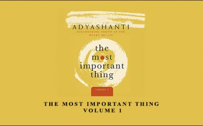 THE MOST IMPORTANT THING, VOLUME 1
