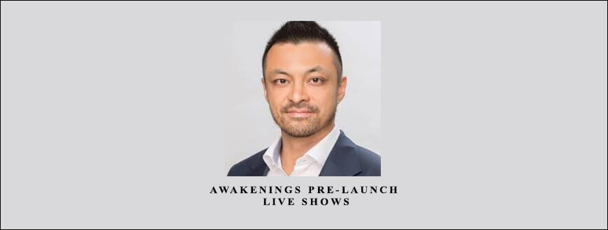 Awakenings Pre-Launch Live shows – David Tian