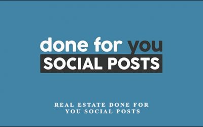 Estate Done For You Social Posts