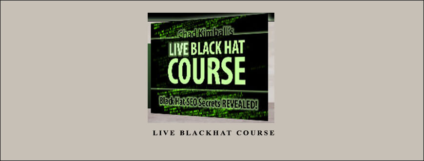 Chad Kimball – Live Blackhat Course taking at Whatstudy.com