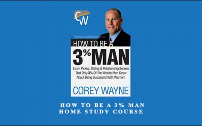 Corey Wayne – How to be a 3% Man – Home Study Course