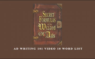Roy H. Williams – Ad Writing 101 Video 10 Word List