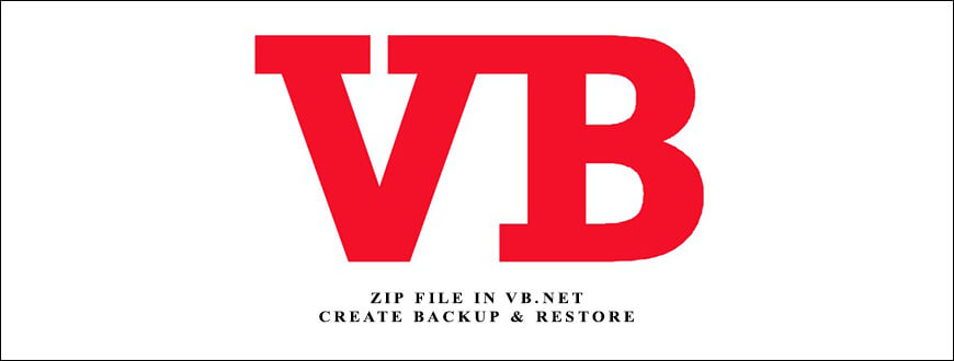 Zip File in VB.Net- Create Backup & Restore Form in VB.Net
