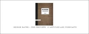 George Bayer – Pre-Previews. 23 Articles and Forecasts.jpg