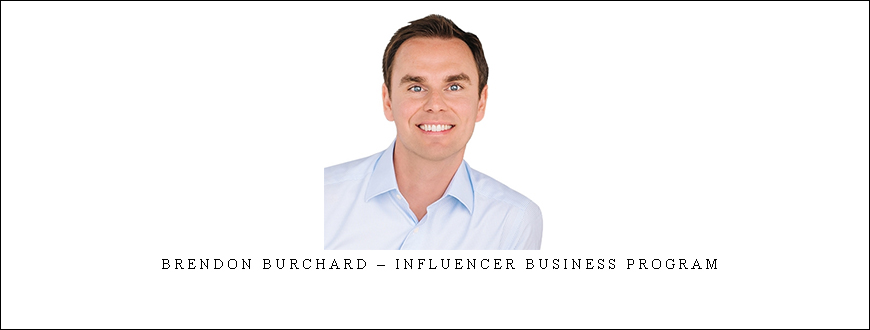 Brendon Burchard – Influencer Business Program taking at Whatstudy.com