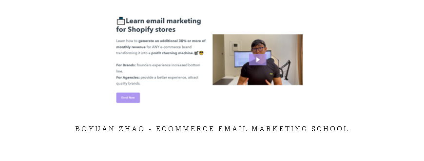 Boyuan Zhao – Ecommerce Email Marketing School taking at Whatstudy.com