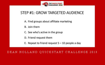 Dean Holland Quickstart Challenge 2018