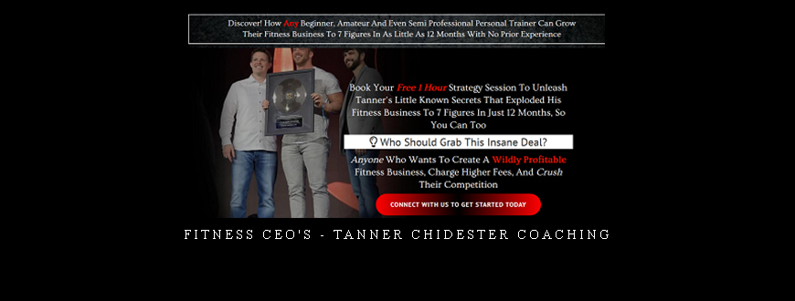 Fitness CEO’s – Tanner Chidester Coaching taking at Whatstudy.com