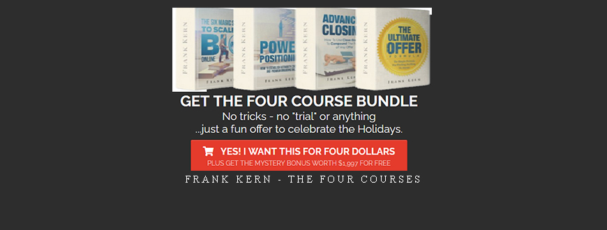 Frank Kern – The Four Courses taking at Whatstudy.com