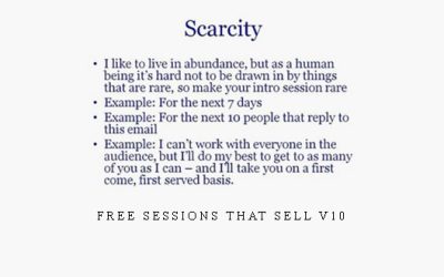 Free Sessions That Sell V10
